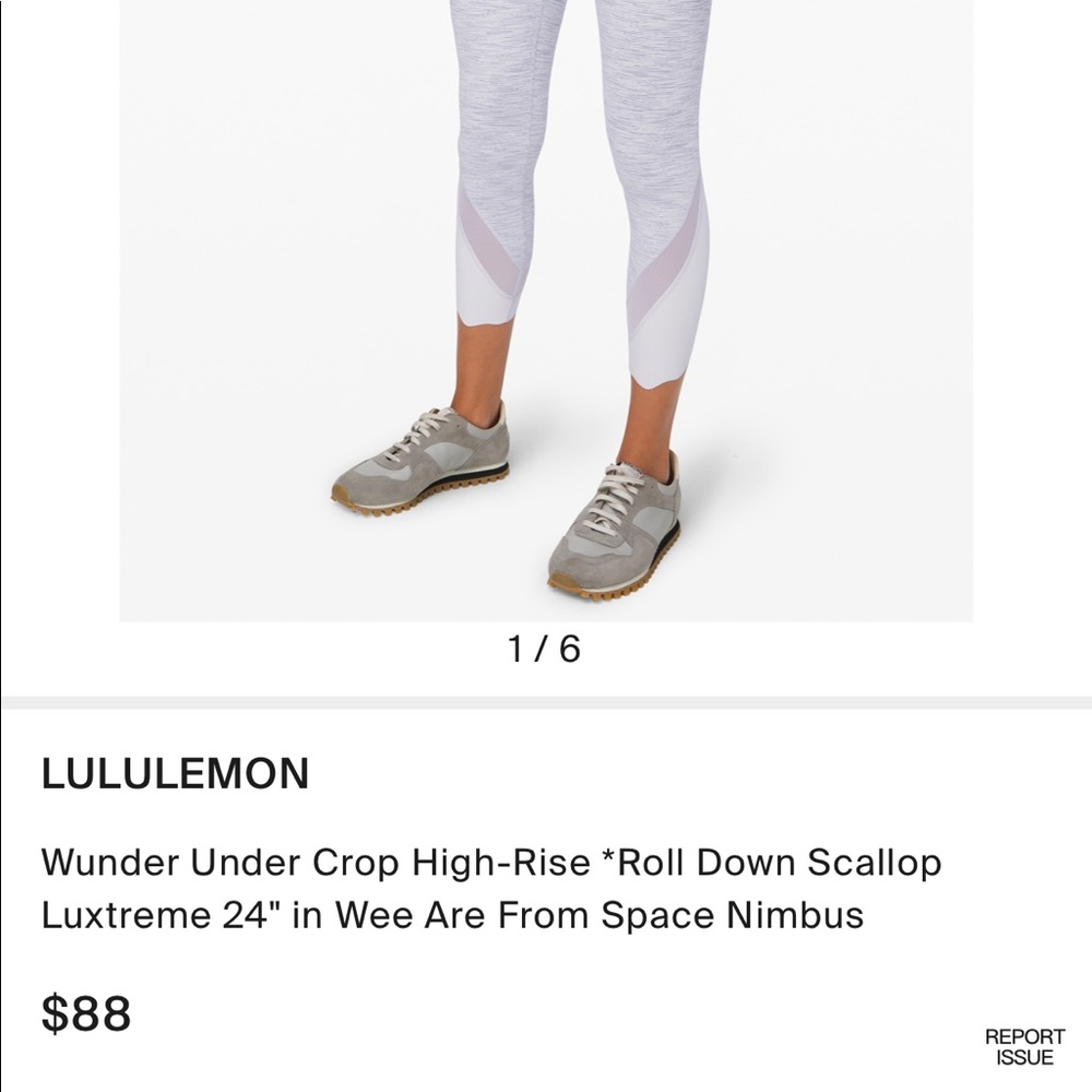 High rise LULU lemon leggings. Size 4 - Picture 2 of 6